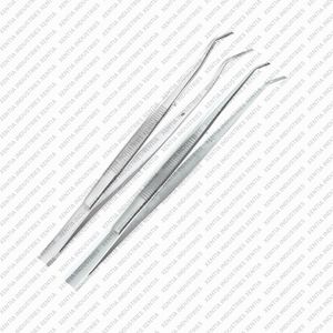 Dental College Cotton <b>Pliers</b> (Meriam Dressing Forceps) <b>Set</b> 2 Pcs 16cm Surgical Instrument Stainless Steel OEM CE Certified - Product Image 2