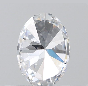 Diamant naturel ovale certifié 0,4 carat D SI1 Clarity pour la fabrication de bijoux fins, marque Aniva - Product Image 3
