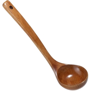 อุปกรณ์ทำอาหาร ตะหลิวคน ตะหลิวผสม ทำจากไม้เนื้อแข็ง เป็นมิตรกับสิ่งแวดล้อม สำหรับใช้ในบ้านและร้านอาหาร ช้อนไม้ธรรมชาติสำหรับห้องครัว - Product Image 1