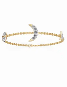 Bracelet chaîne en diamant cultivé en laboratoire Artemis Radiance, 0,313 carats, 20 pierres, or jaune, rose, blanc 9k, 14k, 18k, bijoux délicats, 20 pièces - Product Image 1
