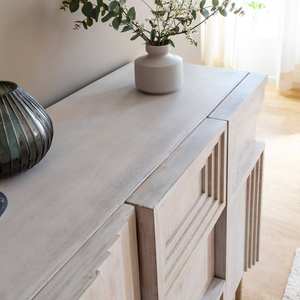 Aparador pequeño de madera de mango Vandana Radiant Terra - Product Image 6