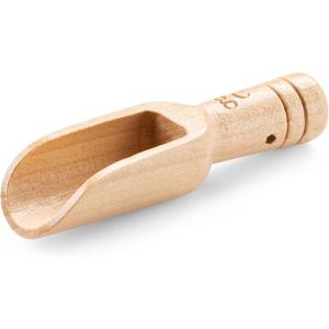 Cuillère en bois écologique classique multi-usages avec manches longs et courts pour cuisine, café, thé, sel de bain - Product Image 4