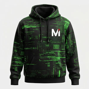 Sudadera con Capucha Personalizada por Sublimación, Estampado Gráfico en Toda la Superficie, Sudadera de Forro Polar para Hombre, Estilo Urbano, Sudadera Extra Grande - Product Image 1