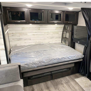 Travel RV Luxury Caravan Camper Trailer Portable House with Kitchen Bathroom Sleeping Space Living <b>Unit</b> - Product Image 1