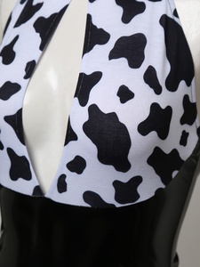 Mujeres <span class=keywords><strong>Sexy</strong></span> Western Cowgirl Patchwork Body Leotardo Mono Ragazze <span class=keywords><strong>Sexy</strong></span> Uniforme Scolastica Cosplay Espectáculos temáticos Discoteca - Product Image 4