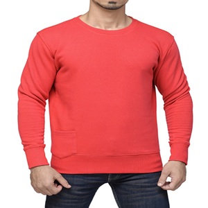 เสื้อสเวตเชิ้ตผ้าฝ้ายแท้ 100% สำหรับฤดูหนาว หนัก 320 GSM คอกลม สไตล์สตรีทแวร์ แบบเรียบ - Product Image 3