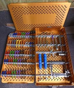 Medical Orthopedic Spine Fusion Pedicle <b>Screw</b> System Instrument <b>Set</b> with Sterilization Cassette Basis Of Surgical Instruments - Product Image 4
