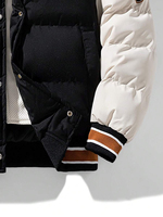 Veste matelassée en toile pour homme, mode d'hiver, haute qualité, effet bulle brillant, réversible, imperméable, streetwear, personnalisable, pas cher