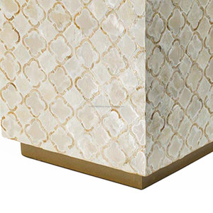 โต๊ะวางของประดับมุกแท้โต๊ะข้างโต๊ะกาแฟดีไซน์ล่าสุดสำหรับห้องนั่งเล่นห้องนอน - Product Image 3