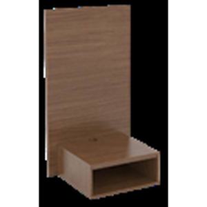 Table de chevet Queen avec panneau en MDF CARB P2 E0, bordure HPL LPL, démontable, 24 po de largeur x 1,1 po de profondeur x 36 po de hauteur - Product Image 6