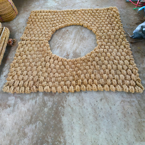 Eco-friendly <b>gardening</b> product woven mulch weed control <b>mat</b> coir ring <b>mats</b> for plant protection - Product Image 2
