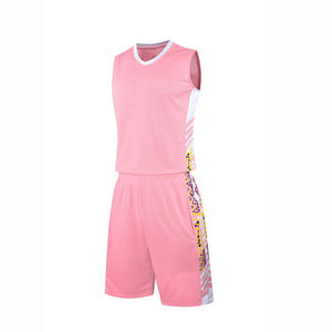 Best Quality Breathable Sublimation Printed Basketball Uniform with Front Logo Custom Color Design 100% Polyester Custom Team - Product Image 4