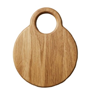 Planche à découper ronde en bois naturel, extrêmement durable, compacte et élégante, légère et de haute qualité - Product Image 1