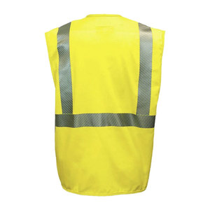 Vestes de sécurité réfléchissantes imperméables haute visibilité en promotion, avec logo personnalisé et poche avant, pour le travail et la construction - Product Image 6