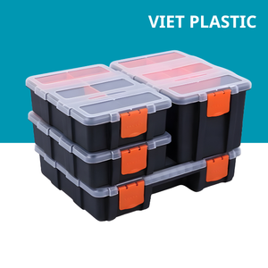 66L <b>Foldable</b> Waterproof Heavy Duty Plastic <b>Crate</b> Virgin Material VIET PLASTICS for Warehouse and Industrial Storage Applications - Product Image 1
