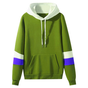 Sweat à capuche surdimensionné personnalisé avec logo brodé, manches longues, motif imprimé original, méthode de tricotage, vente en gros 2026, sweat à capuche pour homme - Product Image 1