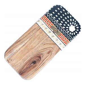 Stylish Wooden Chopping Board Rectangle <b>Shape</b> Dishwasher Safe Natural Finish Kitchenware - Product Image 3