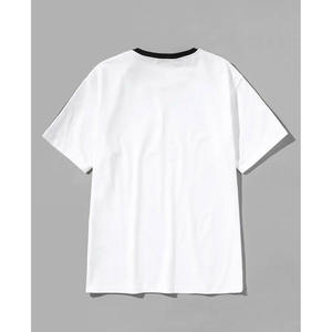 เสื้อยืดคอตตอนคุณภาพสูงสำหรับผู้ชาย ทรงโอเวอร์ไซส์ ไหล่ตก ระบายอากาศได้ดี แห้งเร็ว คอลเลคชั่นใหม่ประจำฤดูร้อน - Product Image 2