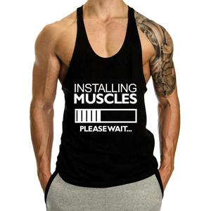 เสื้อกล้ามออกกำลังกาย OEM 2026 สำหรับผู้ชาย ทรงหลวม ใส่เล่นกีฬา ฟิตเนส ลายพิมพ์ เสื้อกล้ามแขนกุด - Product Image 4