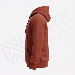 Hoodie surdimensionné élégant pour homme, design vintage délavé avec poche avant, confortable, personnalisable pour l'hiver. - Product Image 3