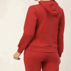 Sudadera de Forro Polar para Mujer, Gruesa, Personalizada, de Color Sólido, Transpirable, de Manga Larga, con Bolsillo, con Capucha, de Alta Calidad - Product Image 6