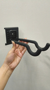 Wholesale Steel Double Garage Hook for <b>Wall</b> <b>Rail</b> Storage System Capacity 45lbs Metal Sports Equipment Storage Hook GAPGAR008 - Product Image 2