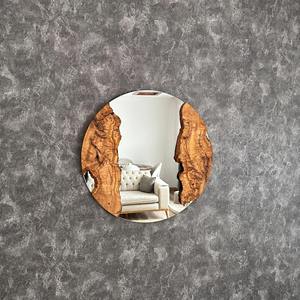 Espejo de Pared de Madera Estilo Shabby Chic, Espejo de Pared de Madera Envejecida para Decoración Rústica, Espejo Colgante al por Mayor - Product Image 4