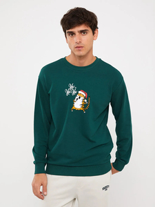 Custom Made Men's <b>Sweatshirt</b> Digital Print Front Logo Hot Sale <b>Vintage</b> Pullover Unisex <b>Sweatshirt</b> OEM Design Trendy <b>Sweatshirt</b> - Product Image 5
