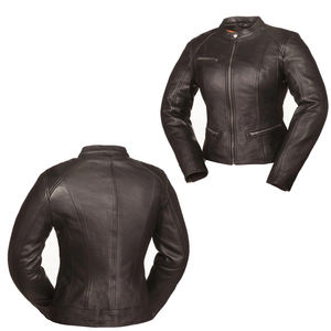 Veste en cuir de moto de qualité supérieure, logo personnalisé, coupe-vent et grandes tailles, prix attractif, vestes en cuir les plus vendues pour les motards de rue - Product Image 1