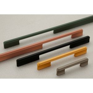 Eco Friendly Aluminum Furniture Handle Dresser <b>Wardrobe</b> Door Cabinet Drawer Pulls Modern Durable Easy Installation Mall <b>Hardware</b> - Product Image 3