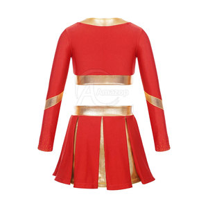 Créez Votre Propre Tenue d'Équipe : Uniforme de Cheerleading en Polyester Doux avec Strass sur le Devant – Tenue d'Entraînement pour Adultes - Product Image 2