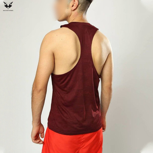 2026 OEM ODM Service Newest Solid Color Gym Muscle Bodybuilding Sport Workout Wear Latest Style Fitness Gym <b>Singlets</b> - Product Image 4