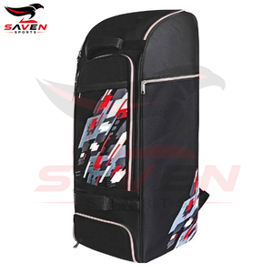 Custom Logo Heavy Duty Large Cricket <b>Travel</b> <b>Bag</b> <b>Wheeled</b> Duffel Gear Holdall <b>Bag</b> with Bat Pocket Shoe Compartment for Player - Product Image 5
