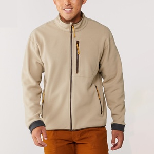 Premium Quality Stand Collar Zipper Closure Pockets Tech <b>Fleece</b> <b>Jacket</b> Oversize Warm <b>Sherpa</b> <b>Fleece</b> Outerwear Patchwork - Product Image 3
