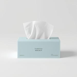 High Quality 3 Ply Tissue Paper <b>Box</b> Smooth Texture <b>Strong</b> Absorption Disposable Facial Tissue Hygienic Use Home Private Label - Product Image 3
