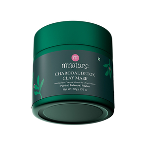 Masque détoxifiant à l'argile au charbon de bois, 100 % ingrédients naturels purs, qualité supérieure, provenant d'un vendeur indien au meilleur prix. - Product Image 1
