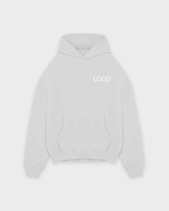 Sudaderas con Capucha de Algodón Grueso para Hombre, Estilo Oversize con Hombros Caídos, Lisas, para Streetwear, con Logotipo Personalizado, Venta al por Mayor - Product Image 5