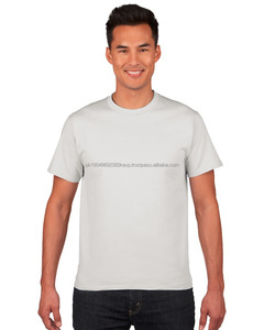 100% T-shirts pour hommes en coton américain Impression numérique personnalisée avec étiquettes gratuites et étiquettes volantes Couleur blanche - Product Image 1