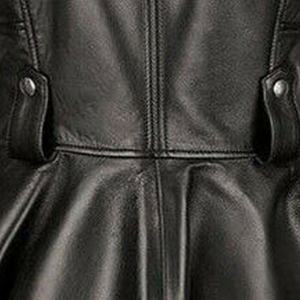 Breathable New Fashion <b>Women</b> Jacket <b>Black</b> Pu <b>Leather</b> Motorcycle Lady-Long Sleeve-Biker Street-wear Motorbike Frok-Jackets - Product Image 6