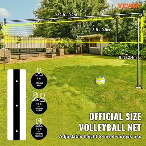 Set de Voleibol Portátil Profesional para Exteriores, Postes de Acero de Altura Ajustable con Red de PVC y Bomba para Canchas - Product Image 2