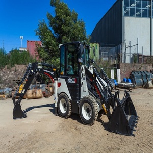 Hidromek Skid Steer Loader <b>Mini</b> Loader Backhoe Loader Used Diesel Engine PLC Controlled Heavy Duty High Operating Efficiency 1 - Product Image 3