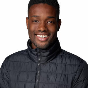 Chaqueta Acolchada Impermeable para Hombre, con Cuello Alto, Diseño Acolchado, Ropa de Calle de Invierno, Logotipo Frontal, Cálida - Product Image 3