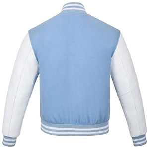 Fashion Wear 2025 <b>Men</b> Custom Winter Lettermen Jacket High Quality Canvas Sleeves College Baseball Jackets Waterproof Breathable - Product Image 2