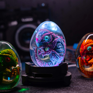 Lámpara de resina personalizada, lámpara de resina, luz nocturna personalizada, lámpara de epoxi de Pokémon, lámpara art déco, regalo personalizado, regalo hecho a mano - Product Image 1