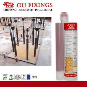 Adhesivo de Cartucho de Epoxi Puro de Alta Adherencia GOOD USE GU-500 para Anclaje en Concreto, Fijación de Varillas de Carga Pesada, Adhesivo Permanente - Product Image 6