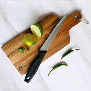 Planche à découper en bois massif pour la préparation des aliments en cuisine, planche durable pour la découpe de viande, légumes, fruits, pain, fromage, usage domestique et hôtelier - Product Image 2