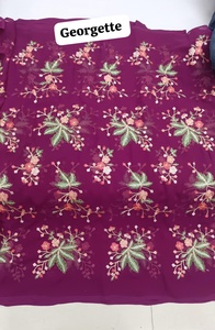 Tela Georgette Multicolor de Primera Calidad para Diseño, Tela Georgette Multicolor de Diseñador - Product Image 5