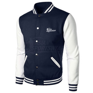 Veste universitaire d'hiver pour homme de haute qualité à prix de gros, couleurs et styles personnalisables sur le devant, écologique, respirante, idéale pour le streetwear - Product Image 2