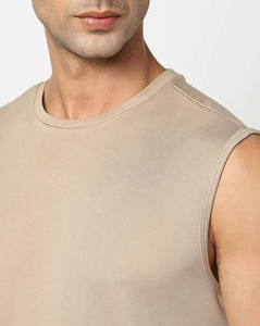 Hot Sale 2026 High Quality Men Tank <b>Top</b> Knitted Casual Breathable Quick Dry Slim Fit Polyester Cotton <b>Low</b> MOQ Best Sale - Product Image 4
