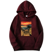 Sweat-shirts brodés d'hiver en coton 100% de haute qualité, design personnalisé, impression sérigraphique, pull-over pour homme, unisexe